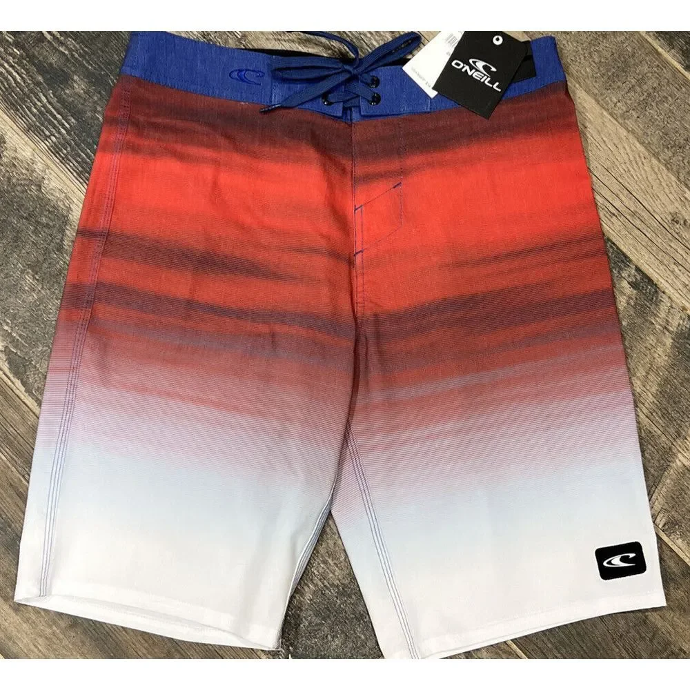 New $55 O'NEILL SP0106052X Swim Trunks BOARDSHORTS INDEPENDENCE‎ Size 29